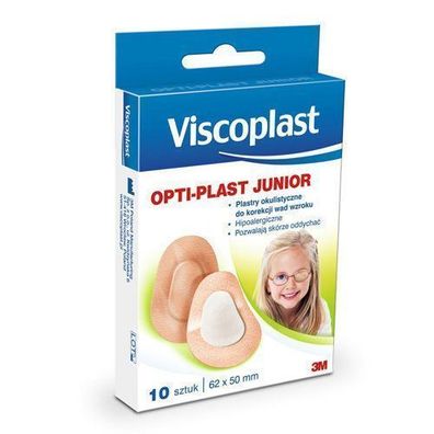 Optiplast Augenpflaster Junior, 62x50mm, 10 Stk, 3M