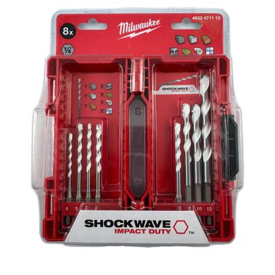 Milwaukee Shockwave Multimaterial Bohrer 1/4" 5 - 12mm (8-teilig)