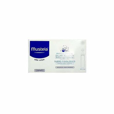 Mustela Bebe Saline Solution Eye And Nasal Drops Sterile 20x5ml