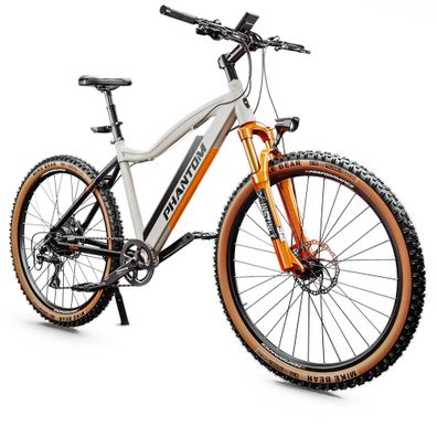 Phantom Instinct X | Elektro Mountainbike | 29" | 100km | 10.5Ah | 380Wh | Weiß E Bi