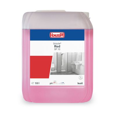 Drizzle® Red Gebrauchsfertiger saurer Sanitär-Schaumreiniger | Kanister (10 l)