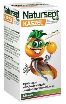 Natursept Medizinische Lutschtabletten gegen Husten, Orangengeschmack