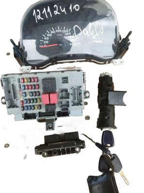 FIAT DOBLO ECU Motorsteuergerät Set 46820326 61600.468.02