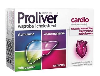 Proliver Cardio, 30 Tabletten - Herz-Kreislauf-System Unterstützung