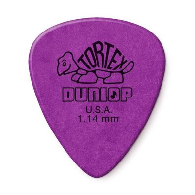 Dunlop Tortex Standard Plektren - 1,14 mm - lila (1, 3, 6, 12 oder 72 Stück)