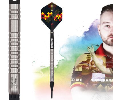 Unicorn Maestro Dimitri van den Bergh Soft Darts 18 Gr. / Inhalt 1 Satz