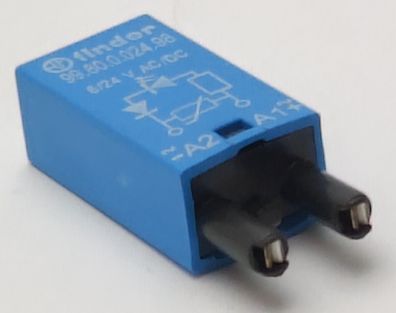 Finder 99.80.0.024.98 Steckmodul EMV- Entstörmodul 6-24V LED-Anzeige m. Varistor