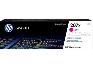 HP LaserJet Toner W2213X 207X Magenta für LaserJet Pro M255, MFP, M282, MFP M28