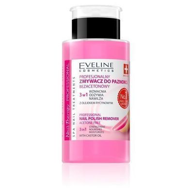 Eveline Cosmetics Profi Nagellackentferner, acetonfrei, 190ml