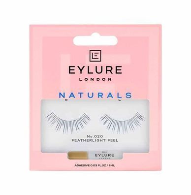 Eylure Naturals Wimpern No. 020, Natürlicher Look mit Kleber