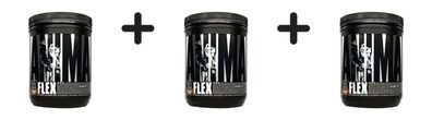 3 x Universal Nutrition Animal Flex Powder (380g) Orange