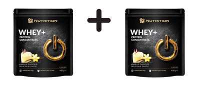 2 x Go On Nutrition Whey+ (450g) Vanilla