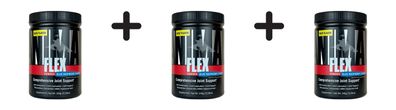 3 x Universal Nutrition Animal Flex Powder (380g) Blue Raspberry