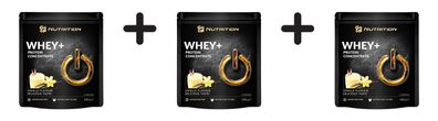 3 x Go On Nutrition Whey+ (450g) Vanilla