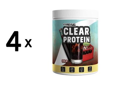 4 x ProFuel Clear Protein Vegan (360g) Cola