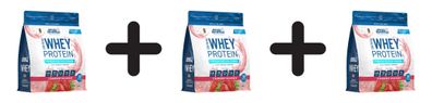 3 x Criticial Whey, Strawberry Milkshake - 900g