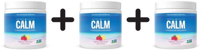 3 x Natural Calm, Raspberry Lemon - 226g