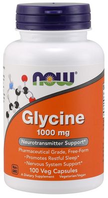 Glycine, 1000mg - 100 vcaps