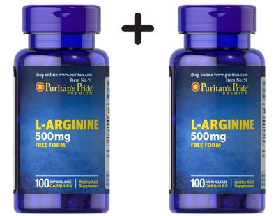 2 x L-Arginine, 500mg - 100 caps