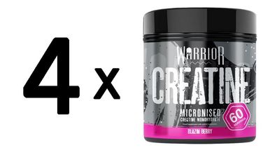 4 x Creatine, Blazin Berry - 500g