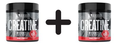 2 x Creatine, Savage Strawberry - 300g