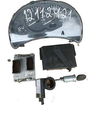 Opel Corsa C Motorsteuergerät Set 0261207423 26sa8096