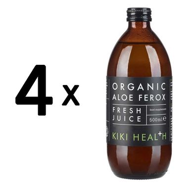 4 x Organic Aloe Ferox Juice - 500 ml