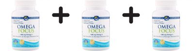 3 x Omega Focus - 60 softgels