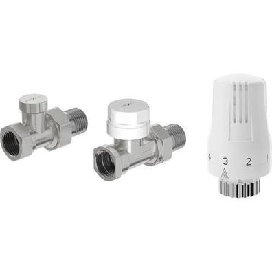 Mexen Thermostat G01 Set gerader Nickel W914-012