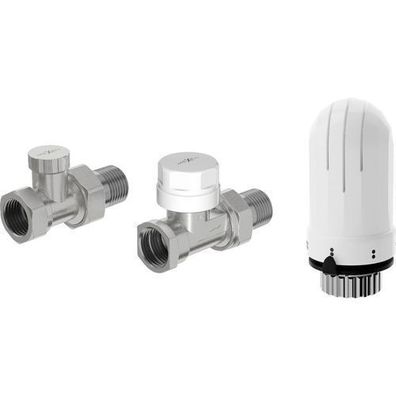 Mexen G03 Thermostat-Set, Nickel, G 1/2", max. 120°C