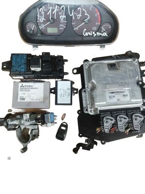 Mitsubishi Carisma 2003 1.9 Diesel Motorsteuergerät Set Modul ECU MR507870