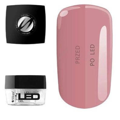 Silcare Cover 15g LED Gel - Mittelviskose Einphasen-Nagelgel