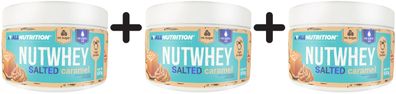 3 x Nutwhey, Salted Caramel - 500g