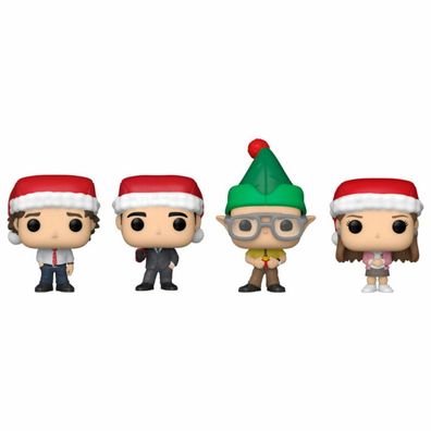 The Office Holiday 2022 Pocket POP! Vinyl Minifiguren 4er-Pack Tree Holiday Box 4 cm