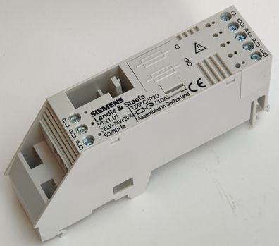 Siemens Landis & Staefa PTX1.01 Speiseklemmenblock 24V AC 6A 50/60Hz