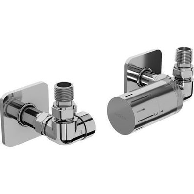 Mexen Thermostat-Set G05 Axial Chrom mit S-Abdeckung