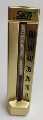 SIKA Maschinenthermometer 0°C - 60°C 90° Winkel 150 x 85 mm 1/2" 2922061110021