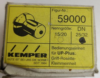 Kemper Klemmeinheit für Bedieneinheit für UP-Plus 59000 DN 25/32