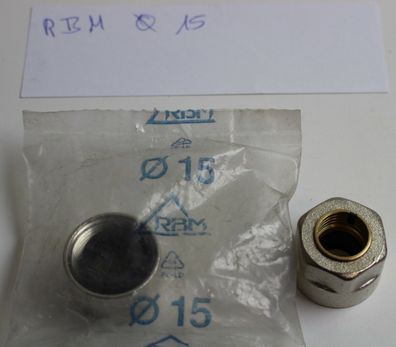 RBM Ø 15 mm Adapter Anschluss Ventil