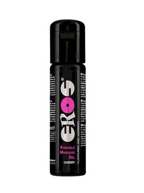 Eros Megasol Kissable Massage Gel 100ml Cherry