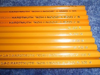 10 Bleistifte - Koh-i-noor verschiedene Minenstärken