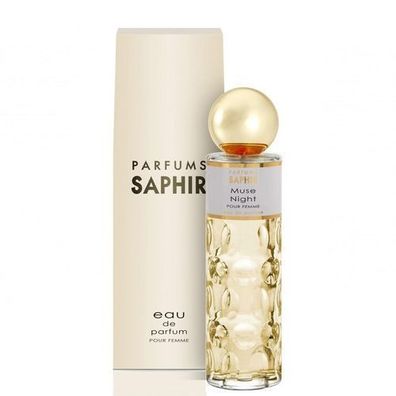 Saphir Nacht Damen Eau de Parfum, 200ml. Luxuriöser Blumenduft