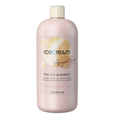 Inebrya Ice Cream Argan Age Glanzshampoo, 1000ml