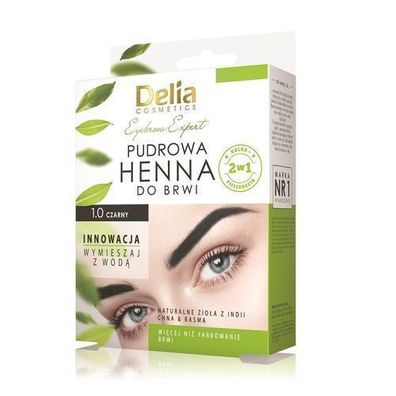 Delia Augenbrauenpuder Henna Experten Schwarz 4g