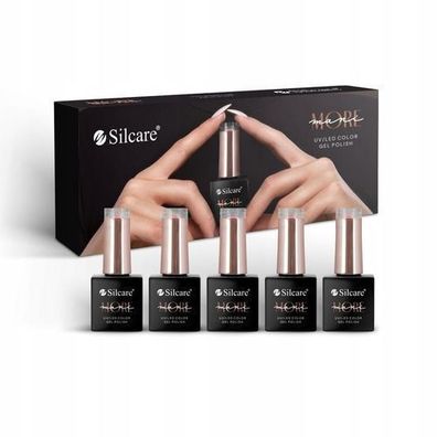 Silcare Mani Mehrset Hybrid Manikére Set mit 3x 10g Nagellacke + Decklack