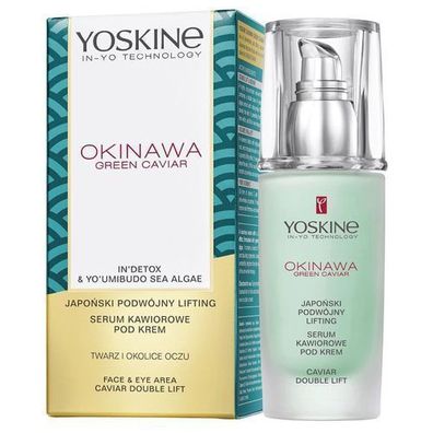 Yoskine Okinawa Grüner Kaviar Gesichtsserum, 30ml - Intensive Feuchtigkeitspflege