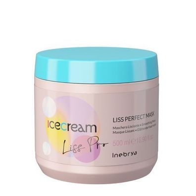 Inebrya Eiscreme Liss-Pro Haarglättungsmaske 500ml - Glättende Maske