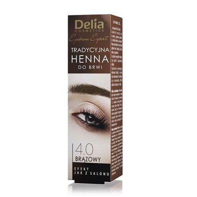 Delia Augenbrauen-Henna 4.0 Braun, 2g - Traditionelle Selbstfärbung