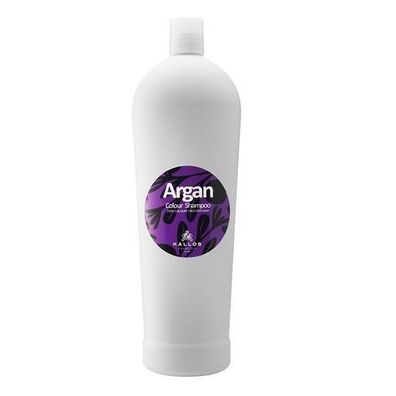 Kallos Argan Colour Shampoo für coloriertes Haar, 1000ml - Farberhaltende Pflege