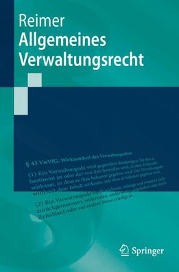 Allgemeines Verwaltungsrecht (Springer-Lehrbuch), Philipp Reimer